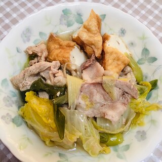 年じゅう美味しい〜白菜と厚揚げの甘煮〜